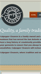 Mobile Screenshot of culpeppercleaners.com